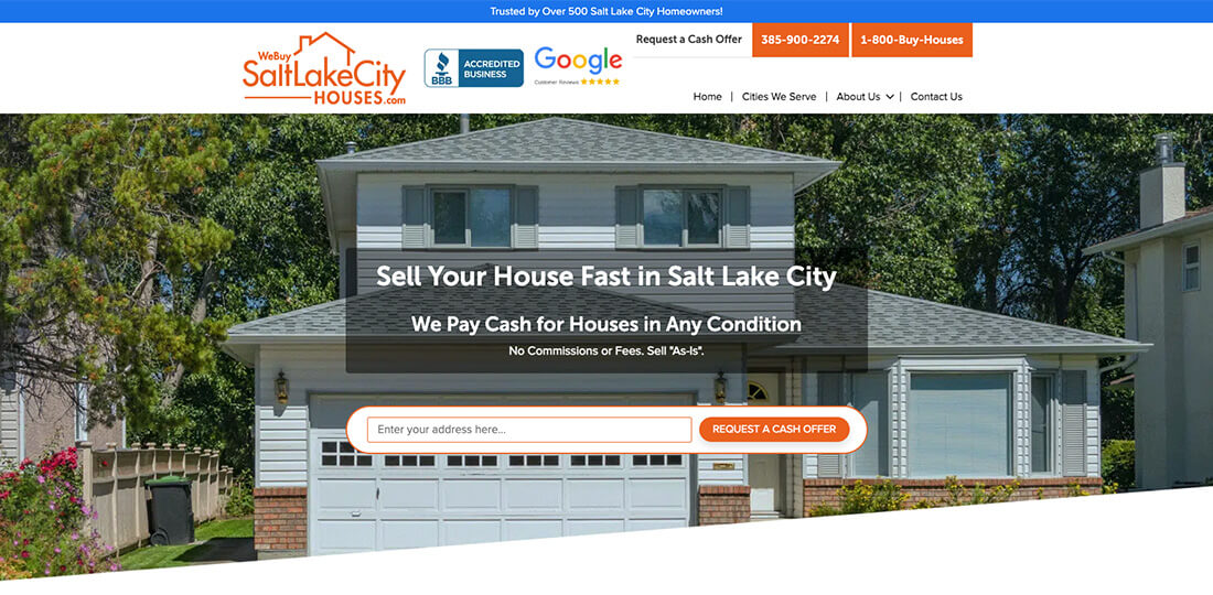 We Buy Saltlake City Houses