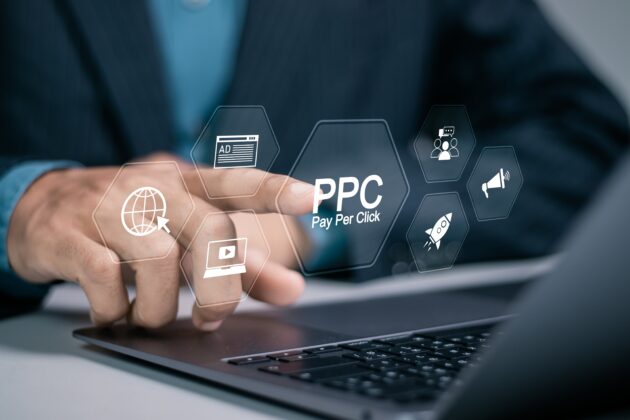 PPC ad campaign dashboard for Dallas business