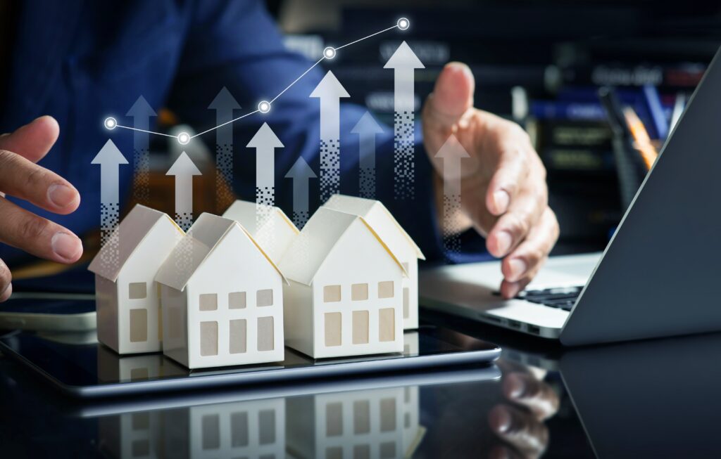 Real estate investor analyzing property leads and marketing data Huntsville AL